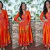 Mona Fancy Orange Salwar