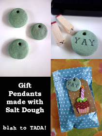 Gift Pendants made with Salt Dough