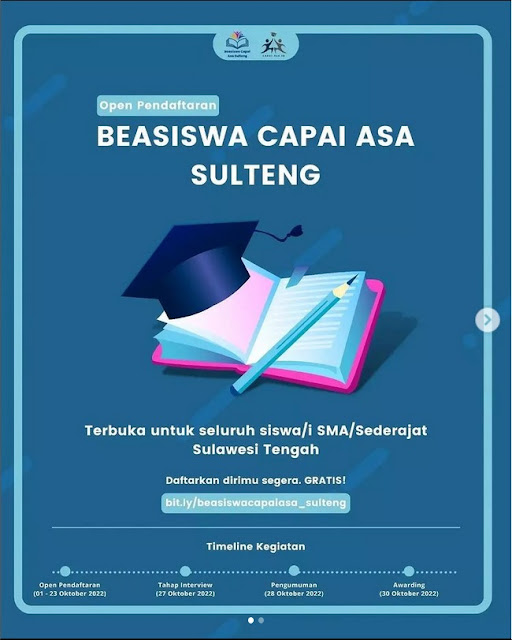 Beasiswa Capai Asa Sulawesi Tengah
