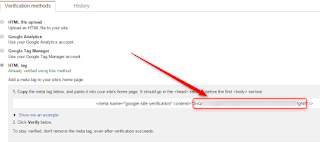 Cara Mengetahui Kode Verify Google Webmaster Tool