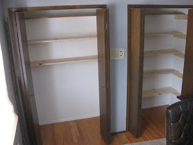 instructions, directions, how to build closet shelves