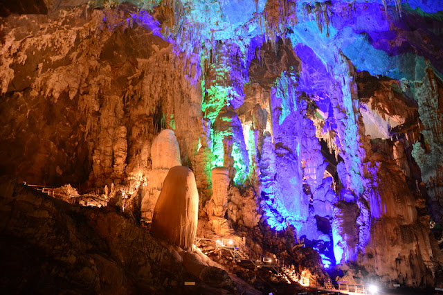 Colorful inside the cave