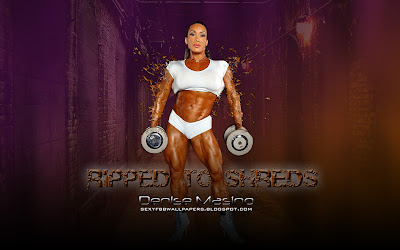 Denise Masino Ripped to Shreds 1440 by 900 Wallpaper