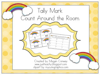 Tally Mark Count Around the Room, www.justteachy.blogspot.com