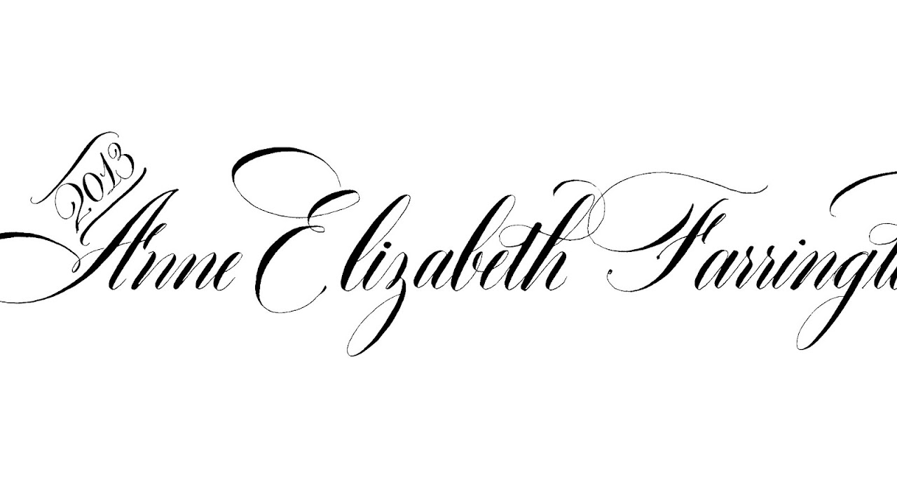 Calligraphy - Calligraphy Letter Styles