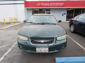 Faded Chrysler Sebring Convertible before repairs from Almost Everything Auto Body