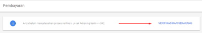 Cara Verifikasi Setoran dari Google