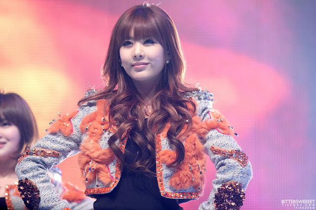 Korean singer Q-Ri, member of Kpop group T-ara