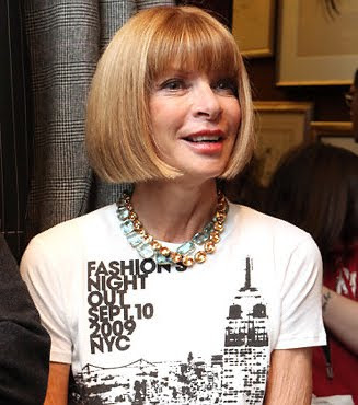 Fashion Junkie loves Anna Wintour's Georgian collet necklaces