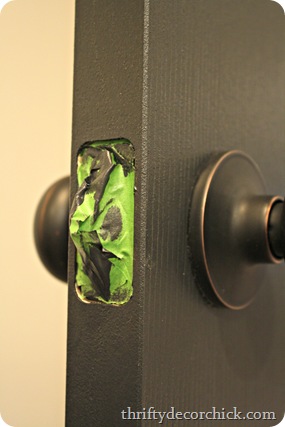 how to paint a door