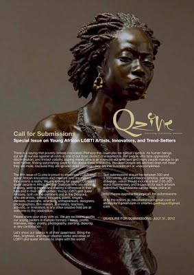 Call for Submissions for QZine: Special Issue on Young African LGBTI Artists, Innovators and Trendsetters