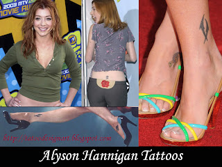 Alyson Hannigan Tattoos - Celebrity Tattoo Ideas