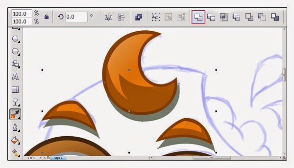  Cara membuat karakter cartoon dengan coreldraw