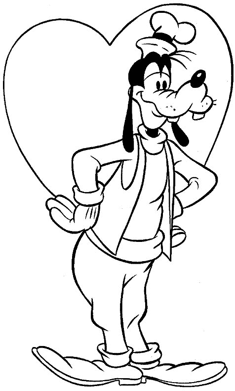 80 Disney Coloring Pages Goofy  HD