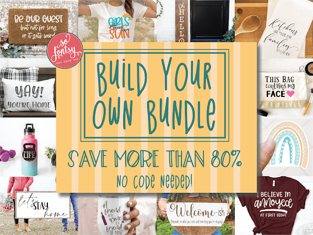 Commercial use SVG, Silhouette cut files, Cricut Cut Files, build your own bundle