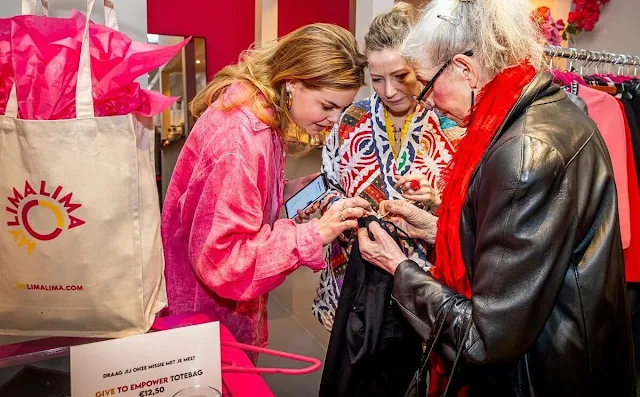 Dutch Countess Eloise, Princess Laurentien and Count Claus-Casimir opened their pop-up store My Lima Lima