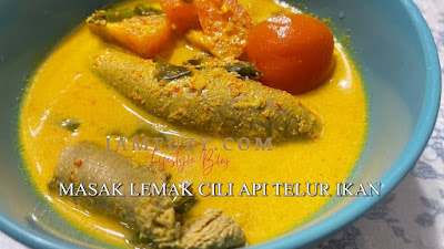 Gulai Cili Api Telur Ikan Tenggiri