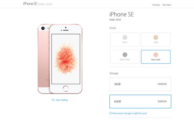 Harga iPhone SE Di Singapura dan Hongkong