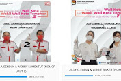 Poling Kabar Daerah.Com, CSWL unggul 58,61 %, JGEVB hanya raup dukungan 36,60%, Rose 4,79%