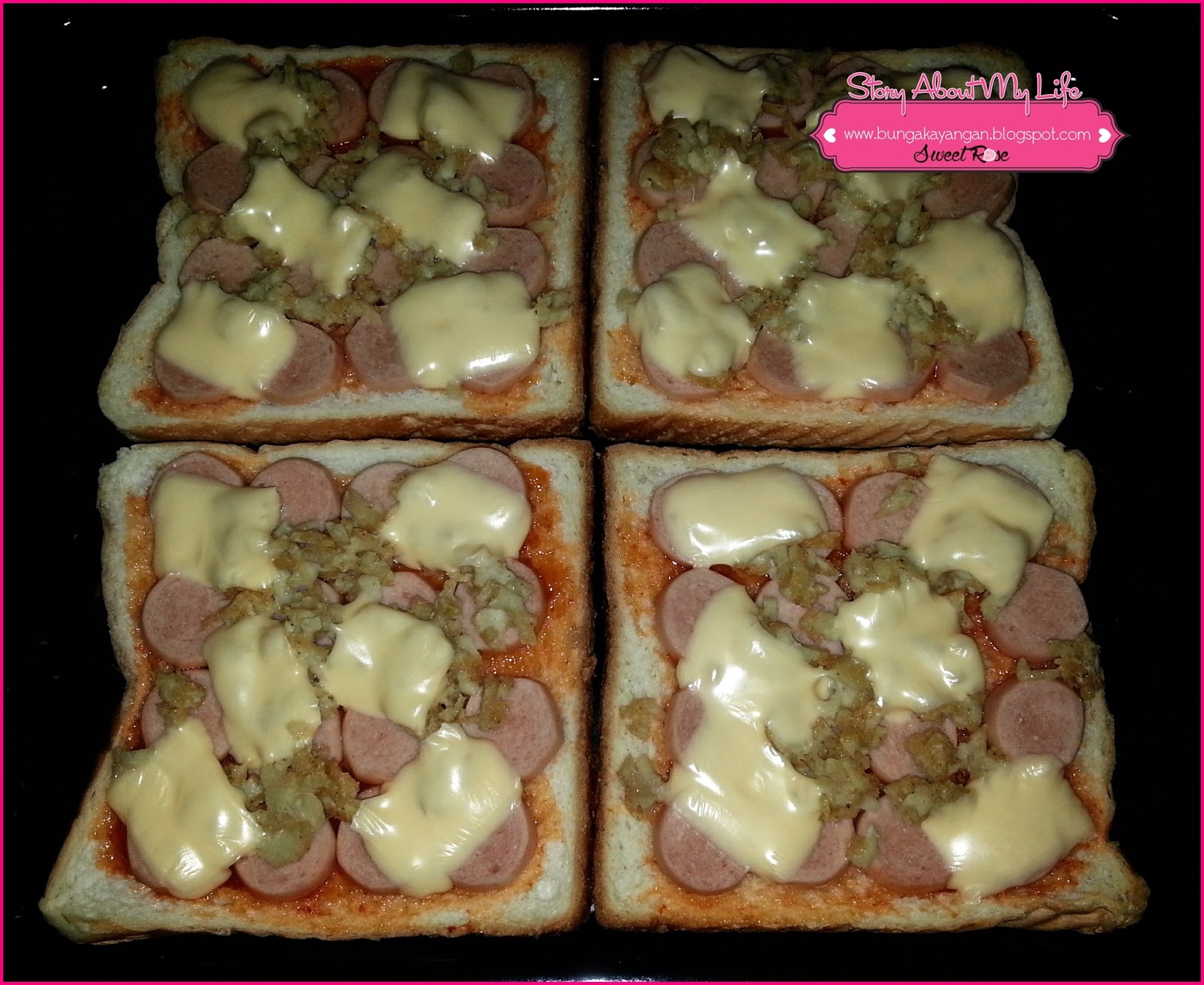 Sweet Rose: RESEPI ROTI PIZZA GARDENIA