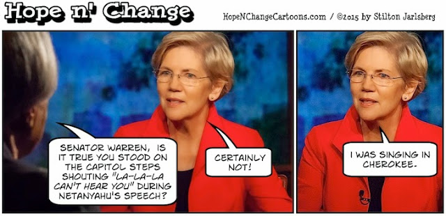 stilton’s place, stilton, political, humor, conservative, cartoons, jokes, hope n’ change, elizabeth warren, indian, dna test, pocahontas