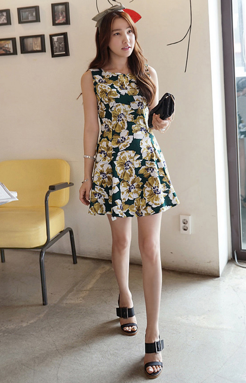 Floral A-Line Sundress