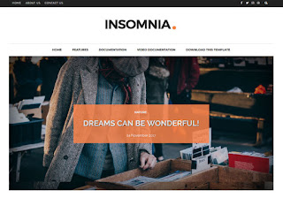 Insomnia Simple Blogger Template