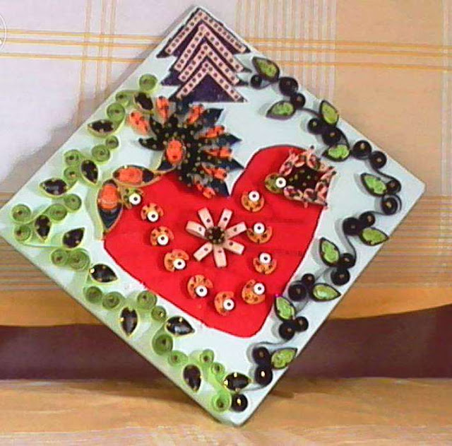 Paper quilling gift item