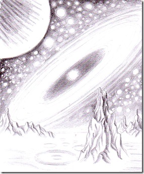 Peisaj cu supernova