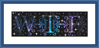 WTF galaxy cross stitch pattern - Tango Stitch