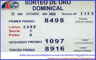 resultados-sorteo-dominical-domingo-23-de-octubre-2022-loteria-nacional-de-panama-tablero-oficial