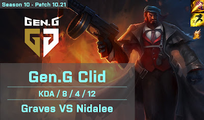 Gen G Clid Graves JG vs Nidalee - KR 10.21