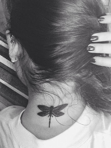 dragonfly tattoos geometric
