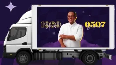Usai Videotron, Suporter Anies Bakal Hadirkan Truk Layar LED Keliling, Netizen: Semoga Enggak Kena Tilang