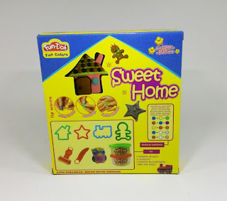 fun doh sweet home, mainan anak edukatif, lilin mainan, play doh