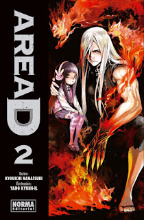 Manga: Reseña de "AREA D" #2 de Nanatsuki Kyouichi y Yang Kyung-il [Norma Editorial].