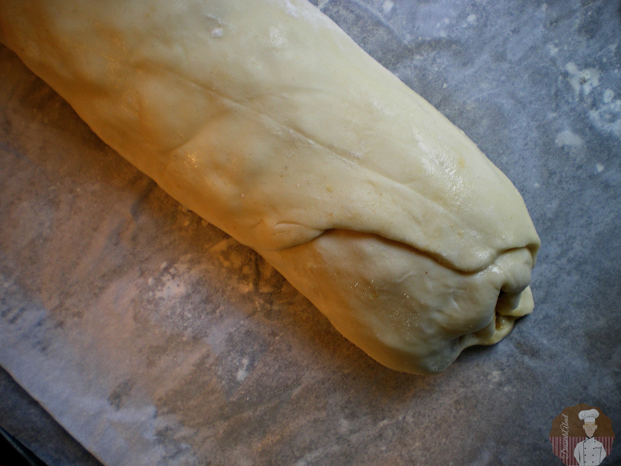 Calzone de salmon con verduras: Preparado para el horno