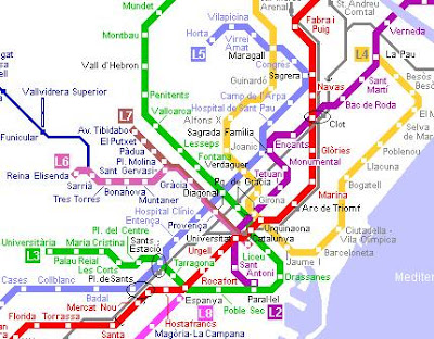 Barcelona Metro Map images 2