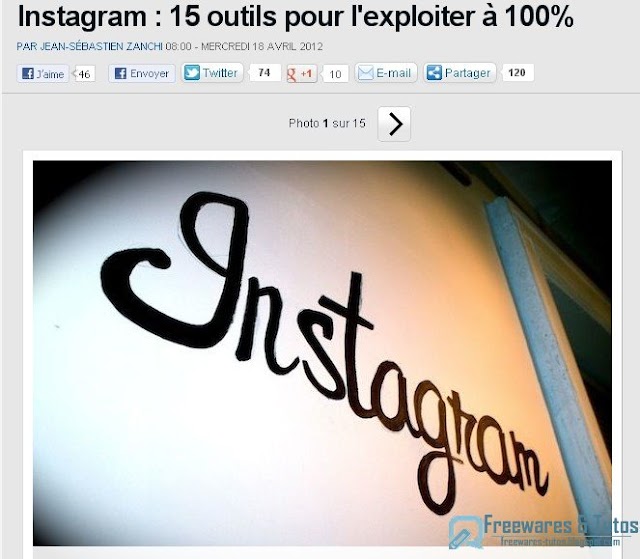 Le site du jour : 15 outils pour exploiter Instagram à 100 %