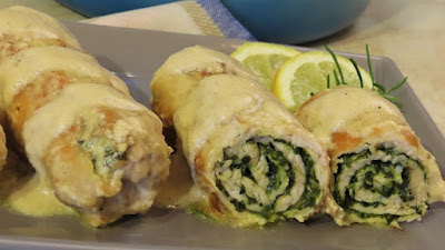 Pureće rolade u bijelom umaku / Turkey Rolls in Creamy Sauce