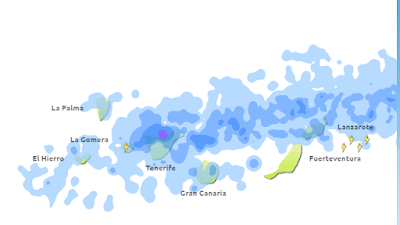 lluvias Canarias 7 y 8 de mayo