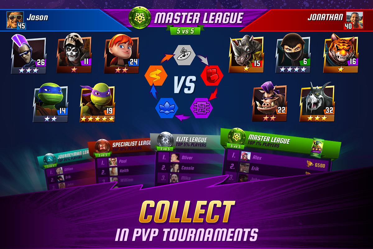 Ninja Turtles: Legends v1.3.7 Mod Apk Full Version 