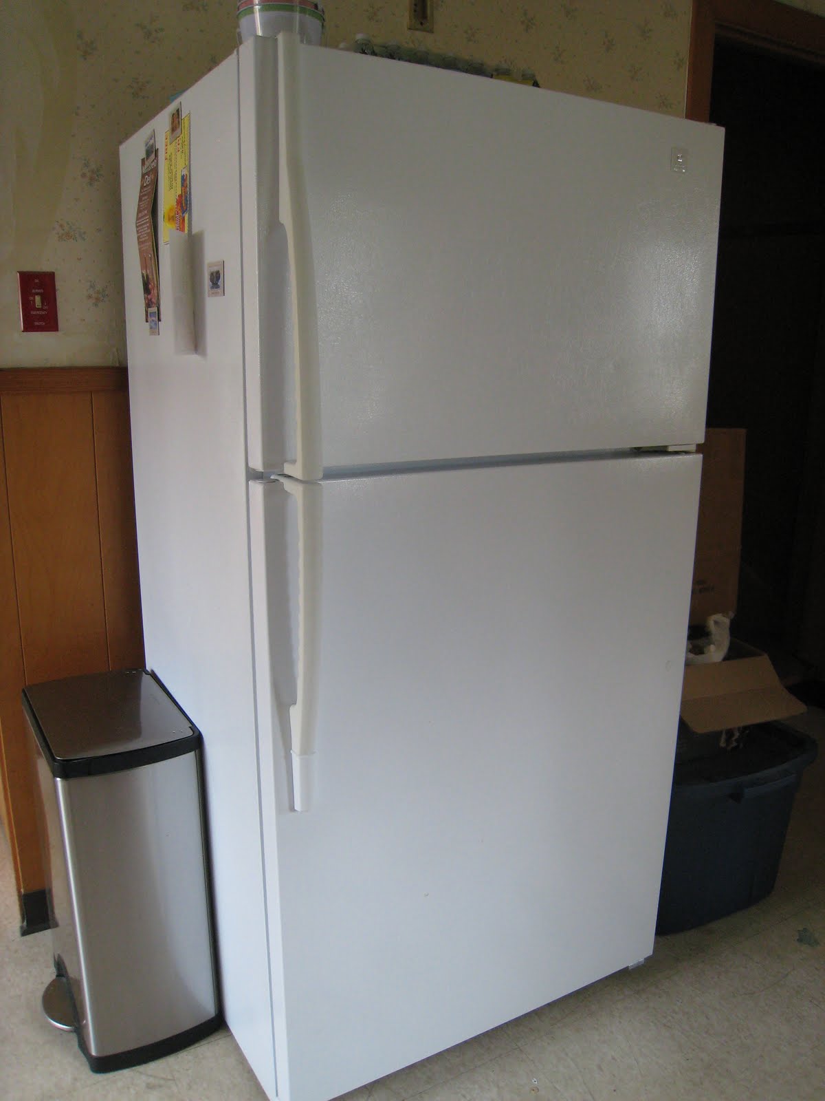 ... for the freezer, and gleefully hauled the old fridge off to the dump