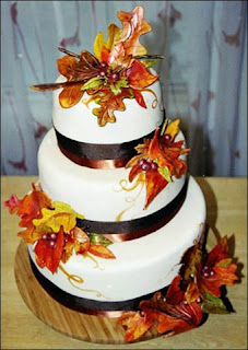 Fall Wedding Cakes Pictures