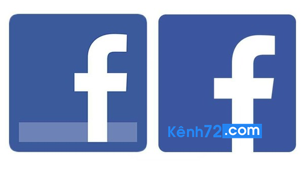 Logo và biểu tượng Facebook được thay đổi