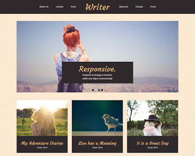 Visualartzi free blogger template for minimal classic blogspot look from templateism for free screenshot of women on blogger post