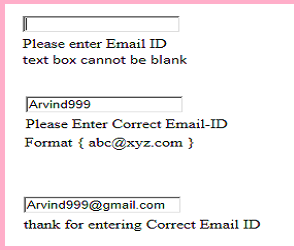 Email Validation in ASP.NET Using JQuery