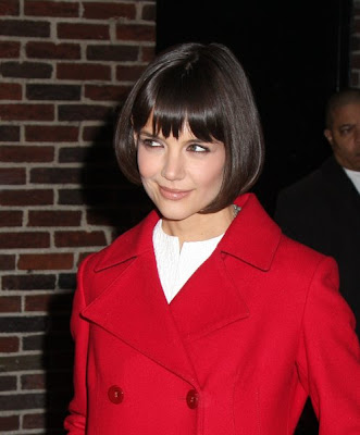 katie holmes short hairstyle. Katie Holmes short bob