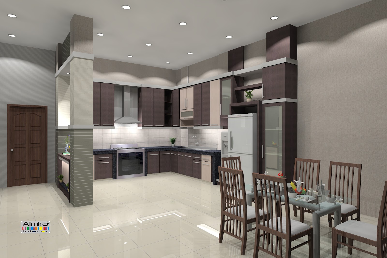 Almira Interior Design Kitchen Set