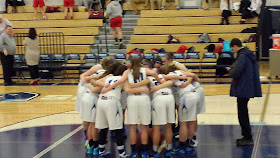 Franklin in their pregame huddle